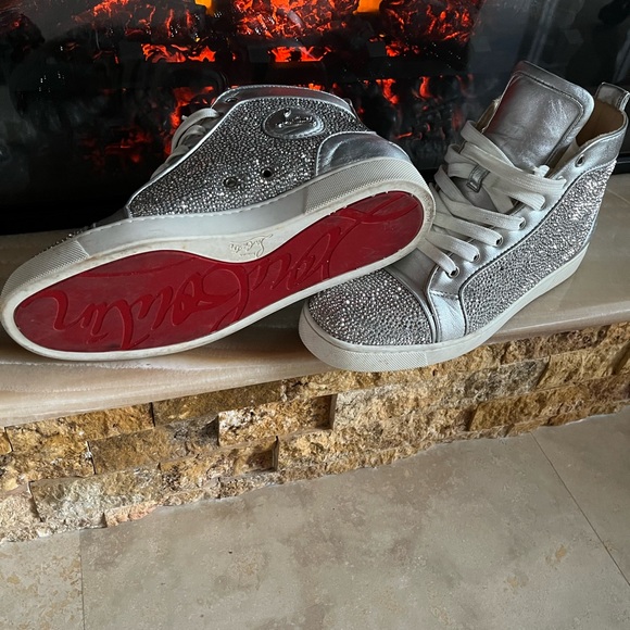 Christian Louboutin | Shoes | Crystal High Top Sneakers For
